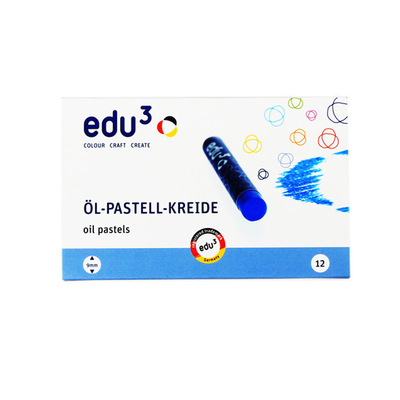 Germany edu3 Arts DEYOU 12 colour /25 Color oil pastel Easy to color clean Children's Day Christmas Gifts
