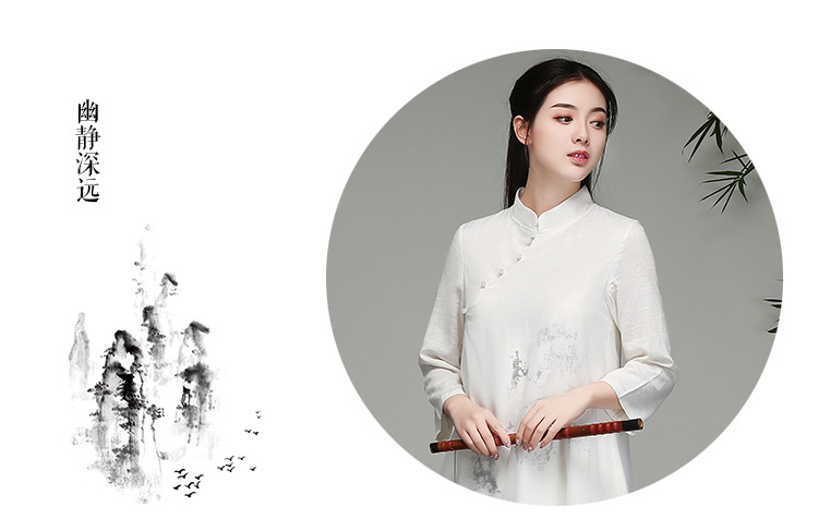 Costume femme en Coton et lin - Ref 3333741 Image 12