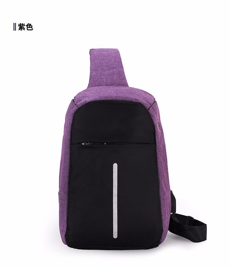 尼龙布胸包拉链