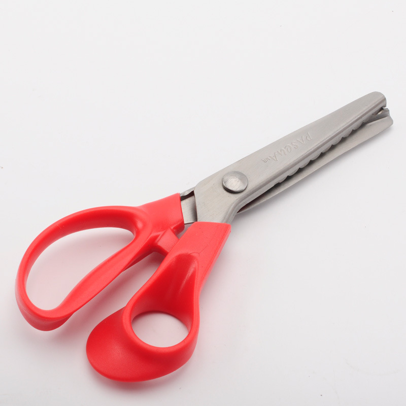 源头厂家生产牙剪 牙布剪刀 批发多花纹牙布剪刀 剪布花边剪刀