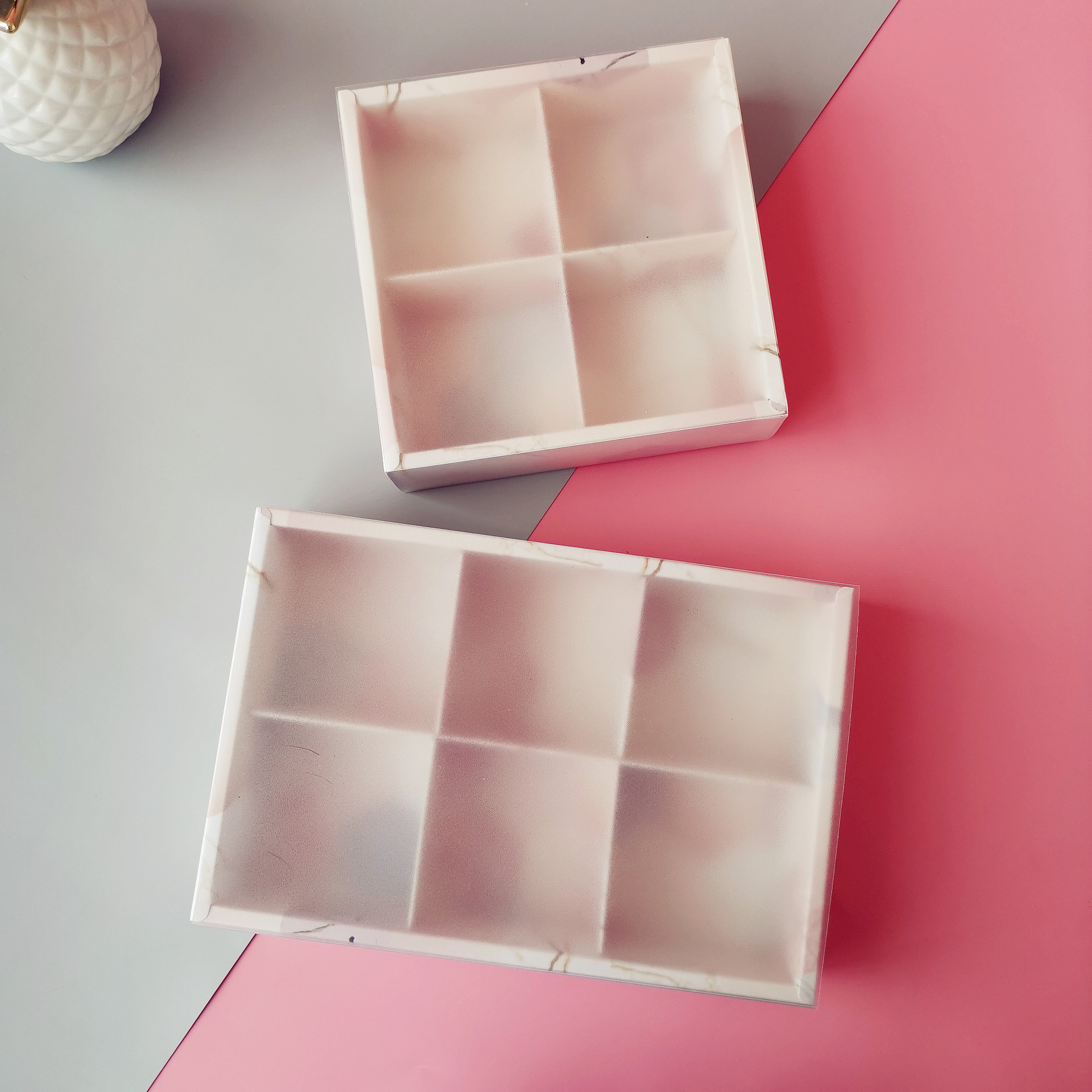 4l粒6粒蛋黄酥礼盒玛德琳盒媚娘包装盒粉色绿豆冰糕包装盒子