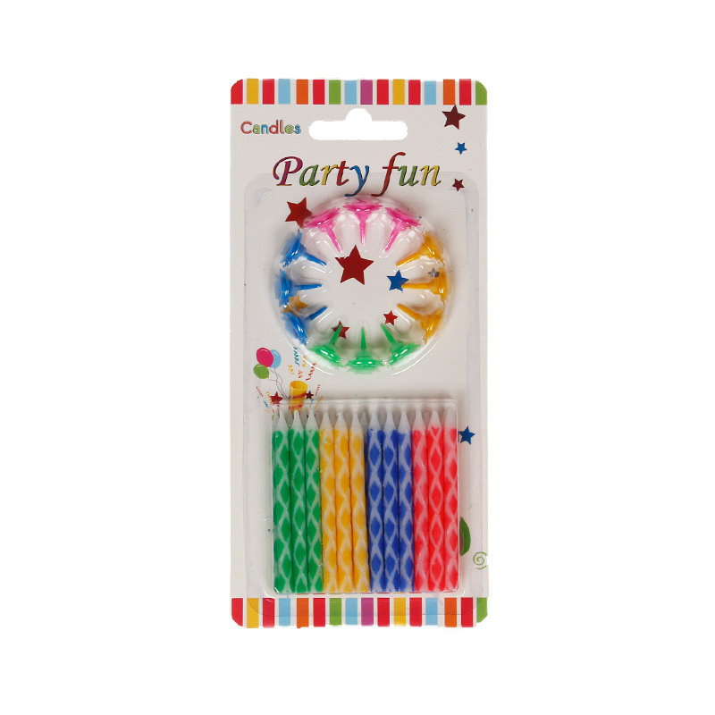 Twist colorido 24 PCs 0,5*5,8 cm