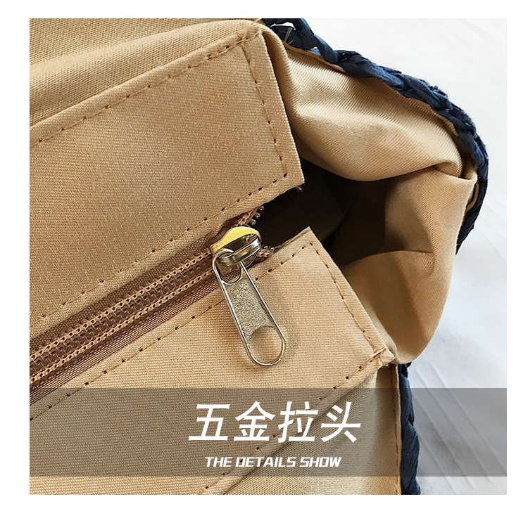 Large Fashion Straw Bag Hander Bag display picture 4