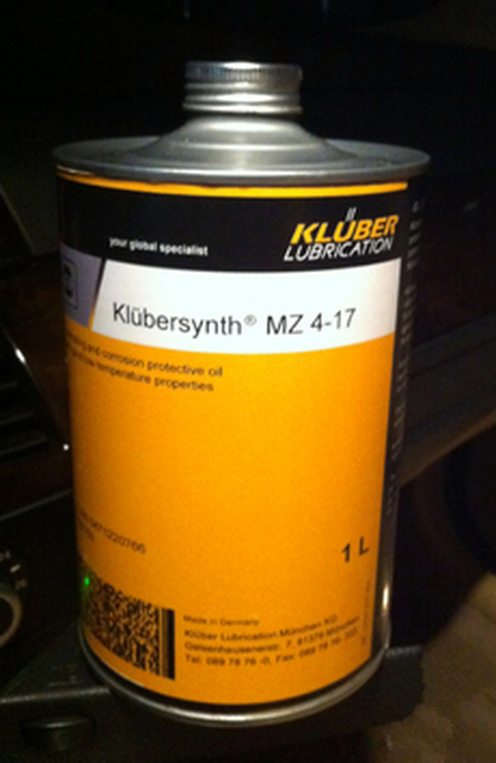 克鲁勃Klubersynth MZ 4-17合成低温润滑油、1升包邮 德国原装