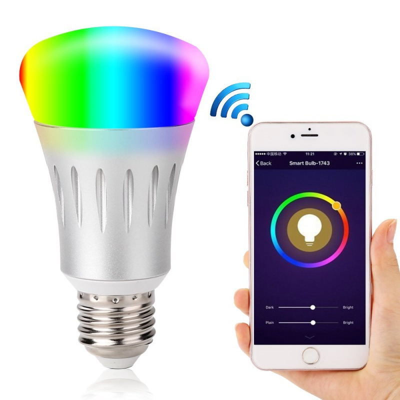 Voice Control Led Bulb Smart Home Colorful Atmosphere Dimming Bulb Lamp