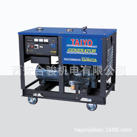 日本大洋柴油发电机组 大洋TDK20000TE柴油发电机17.6KVA三相水冷