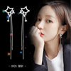 Silver needle, cute universal earrings, Korean style, silver 925 sample