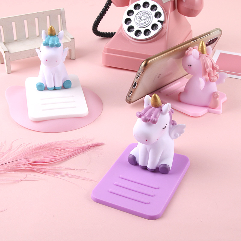 ที่วางโทรศัพท์创意搪胶懒人卡通手机支架 车载 桌面多功能可调节支架  