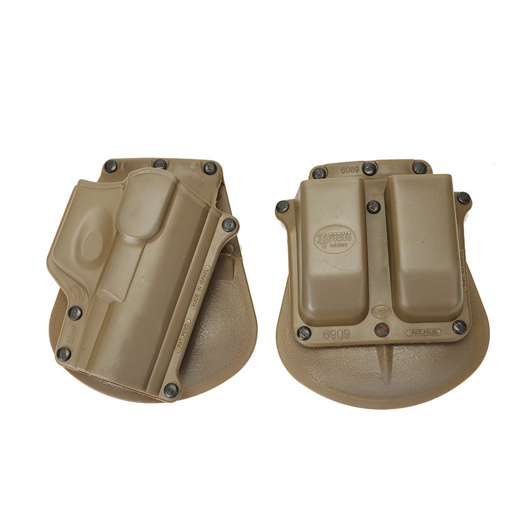 (2개) 야외 전술 빠른 풀 홀더 M92 | G17 | 1911 | P226 | WP99 CS 장비 허리 소매 조합 카폰 소매