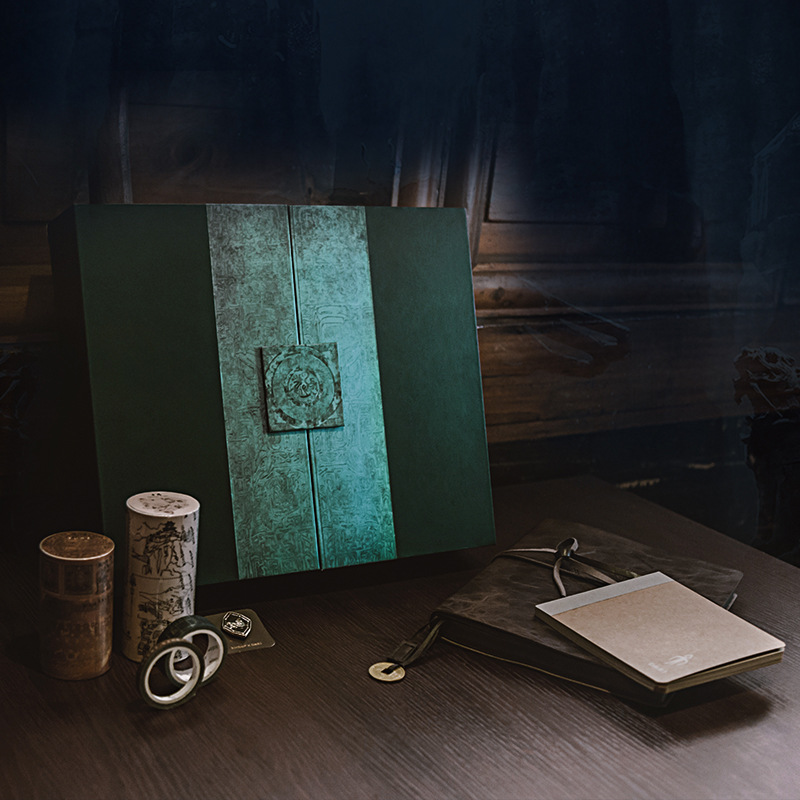 Kinbor Notebook Set Tomb Robbing Notes Behind The Bronze Door Creative Stationery Set Gift Box Girl Heart Gift