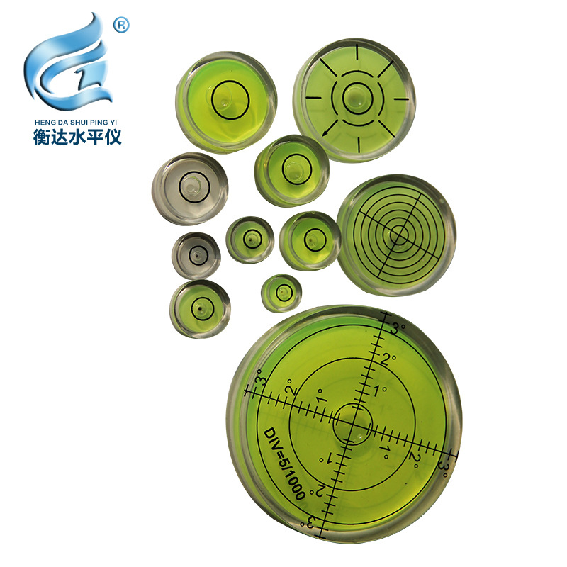 厂家供应 塑料圆水泡 水准泡精度高 万向水平泡型号齐全