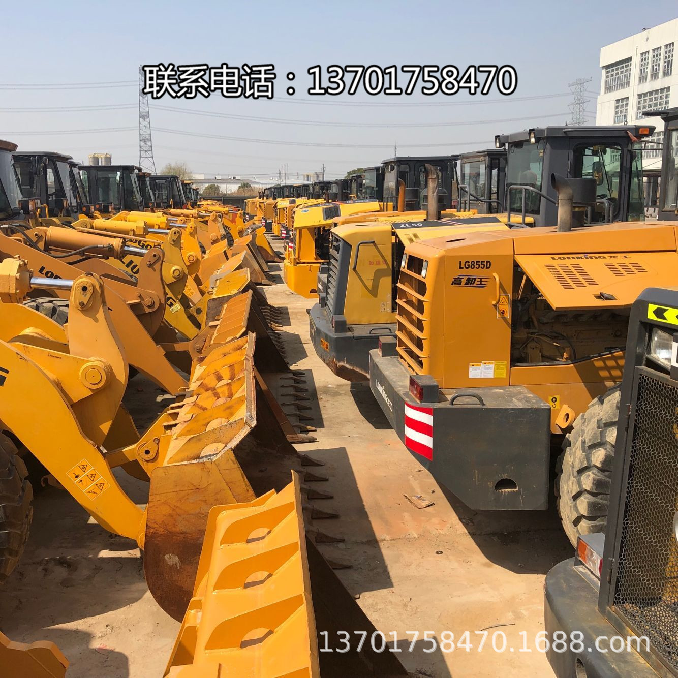 上海二手铲车市场 柳工龙工临工二手5吨50装载机大量现车租赁出售