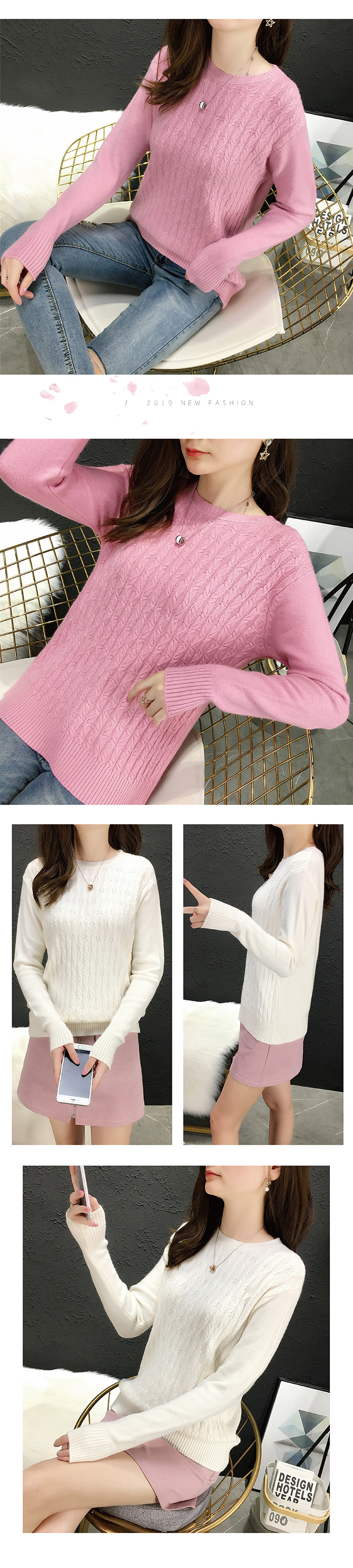 Pull femme en Fibre de polyester Polyester  - Ref 3414270 Image 19