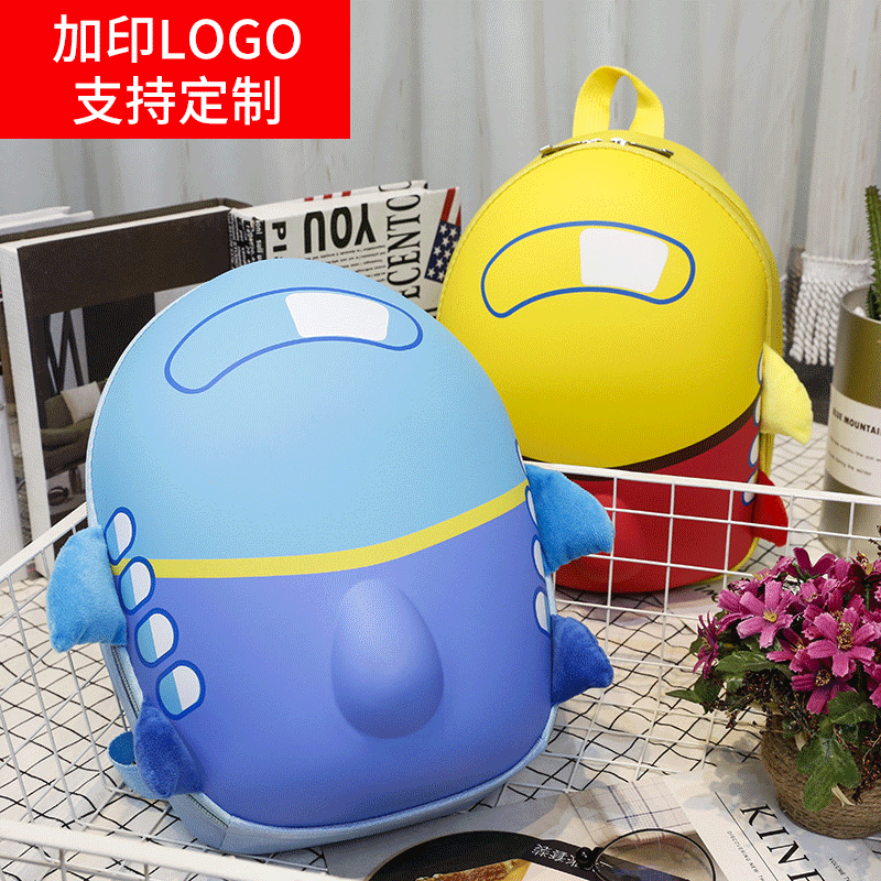 2020 Spring new pattern Cartoon lovely knapsack Children's bags kindergarten EVA printing schoolbag customized logo