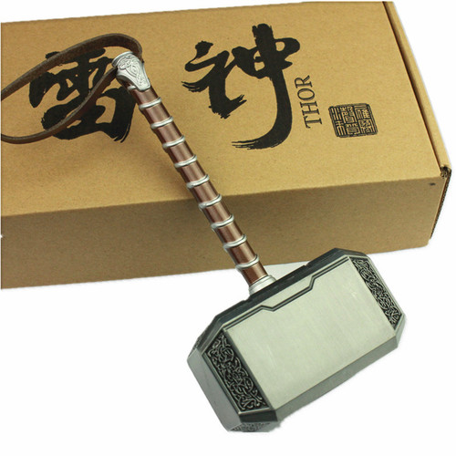 Avengers: Thor 4 - Thor's Hammer Love and Thunder Large Hammer Metal Model Statue Boxed 20cm