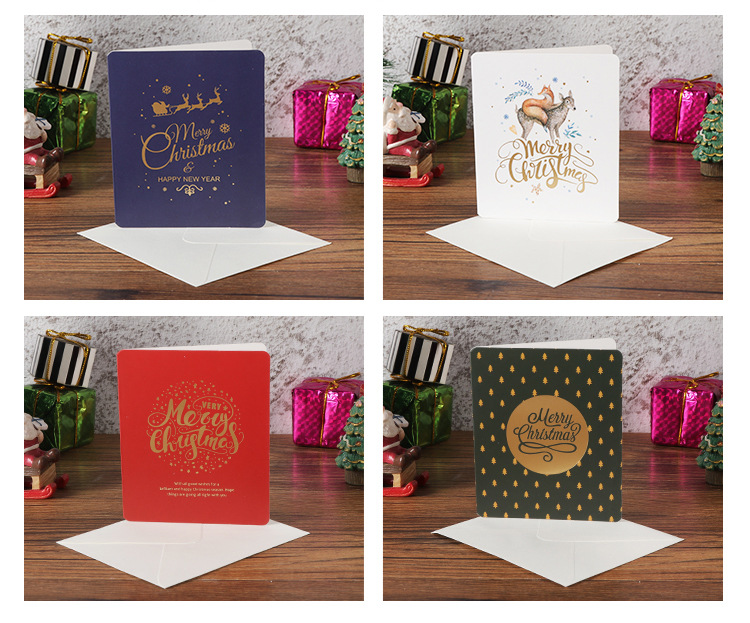 Christmas Simple Style Letter Party Festival Card Greeting Card display picture 1