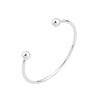 Round beads stainless steel, base bracelet, 3mm, 60mm