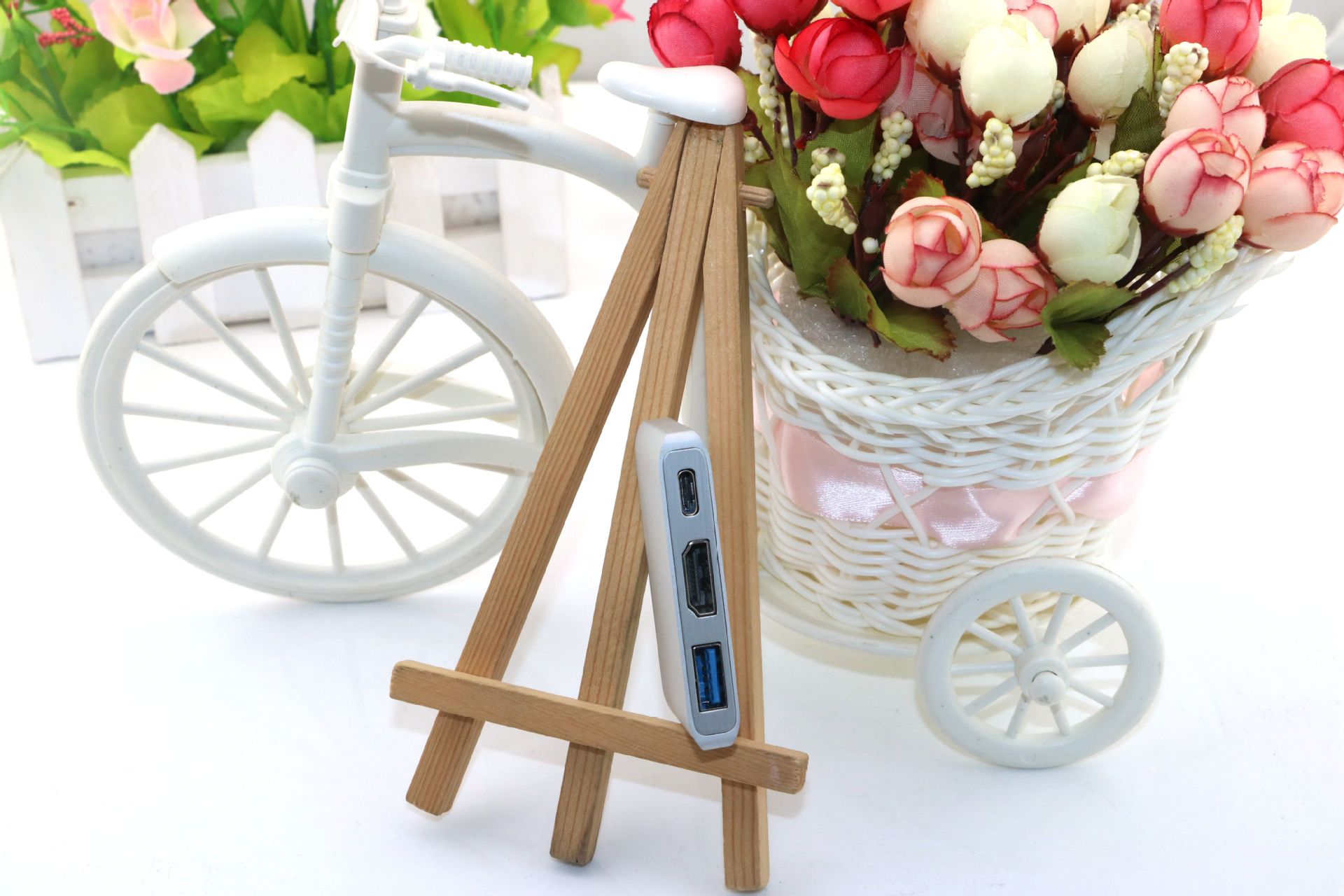 typec扩展坞转hdmi高清三合一usbc集线器 hub 4K 分线器拓展坞