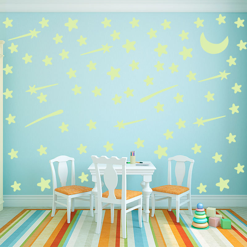 Luminous Star  Meteor Wall Sticker display picture 8