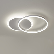 客廳吸頂燈圓形現代簡約創意個性LED卧室燈餐廳燈具北歐風燈跨境