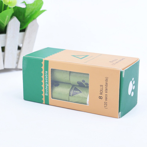 Pet degradable garbage bag, carton poop bag, poop shovel artifact, pet garbage bag, cat and dog poop bag