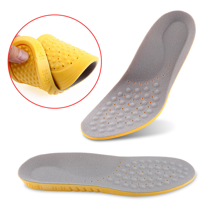 Shock-absorbing insoles