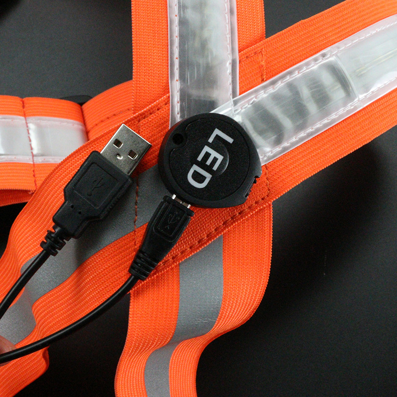 交叉背心(橙色松紧带)