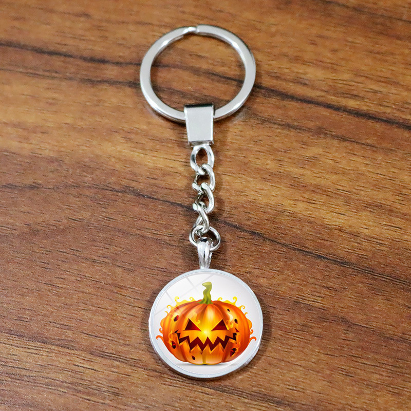 Porte-clés tendance en forme de gemmes pour Halloween, accessoires pendentif, cadeau d'Halloween, nouvelle collection_voghion.com