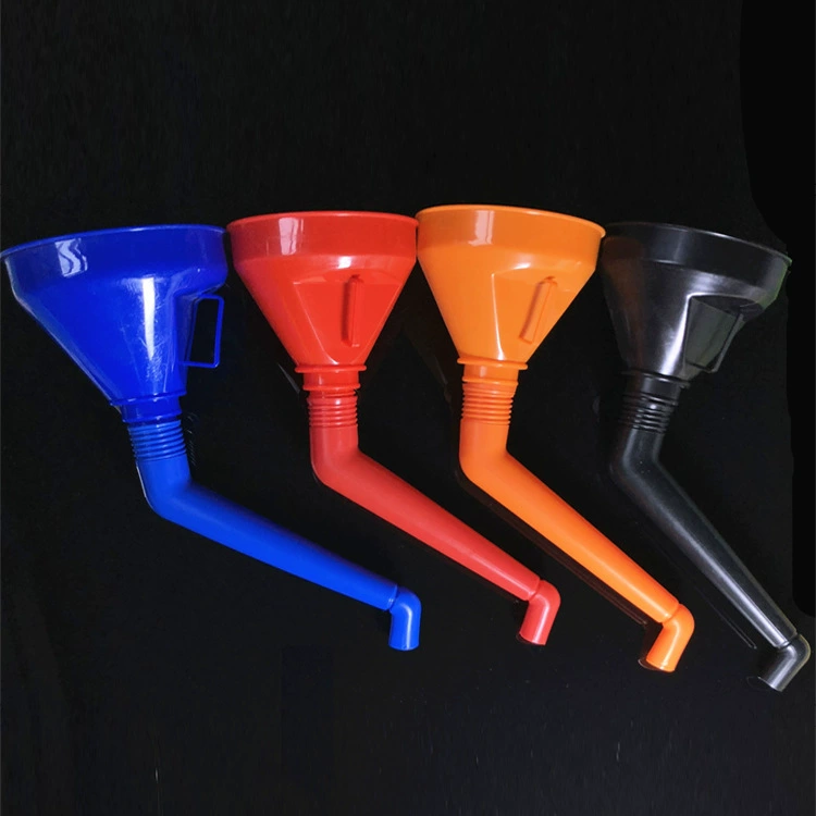 Plastic funnel, bent pipe, engine oil, direct factory sales, increased thickness