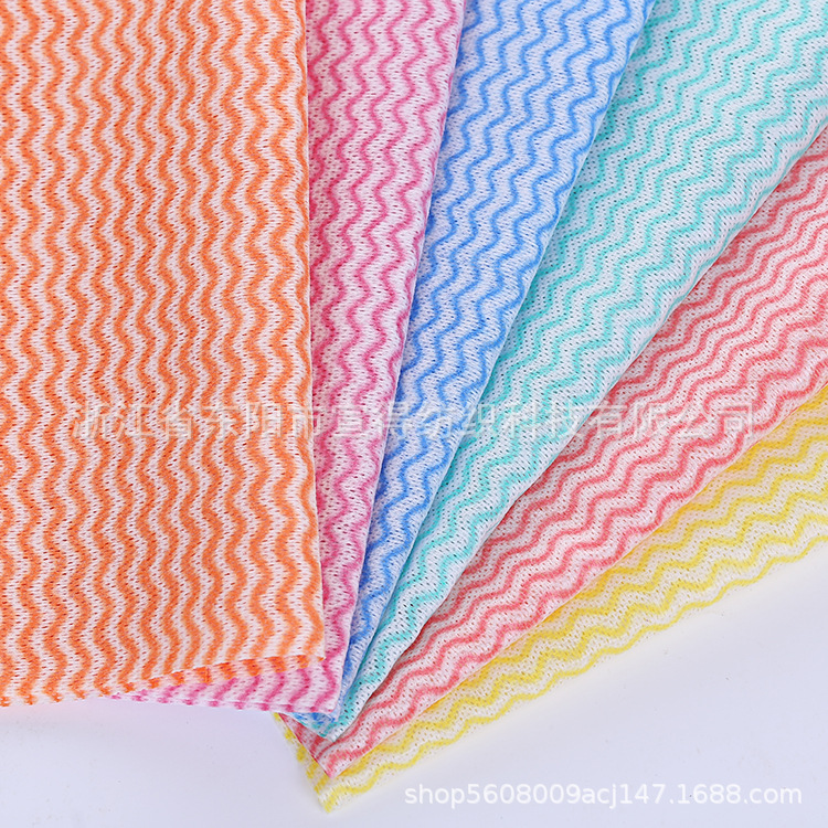 水刺印花无纺布，厨房擦拭抹布，清洁抹布