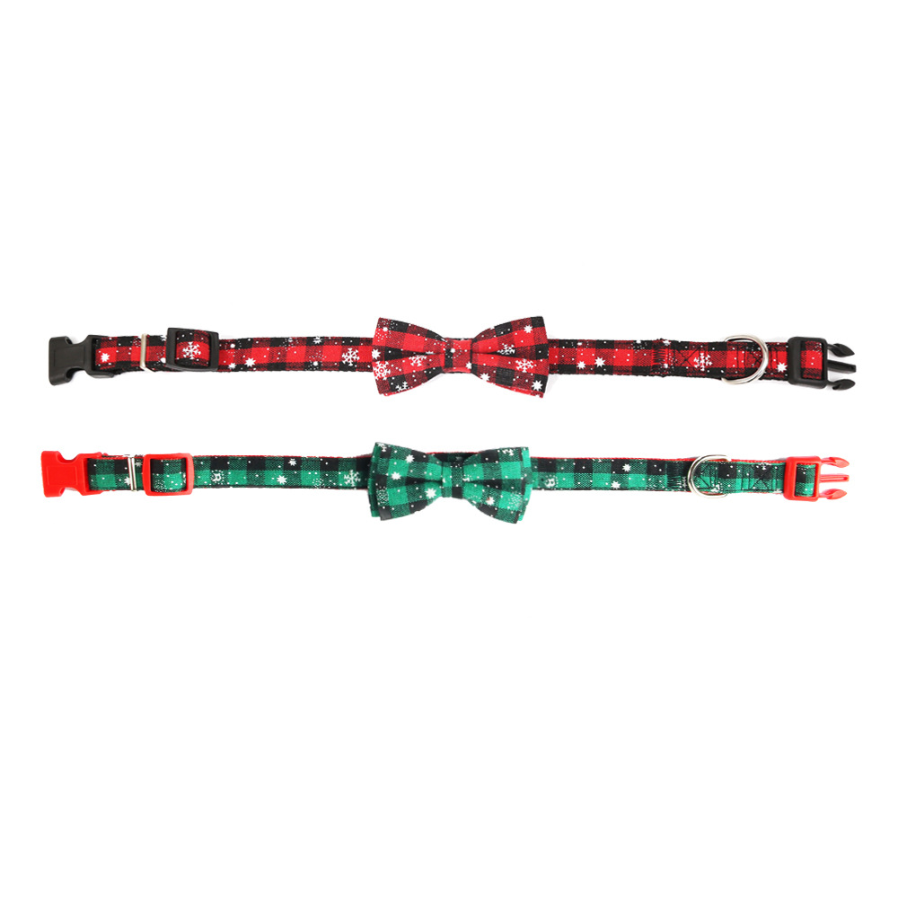 Pet in Christmas Collar