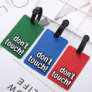 Creative high quality luggage tag, luggage set PVC, Amazon