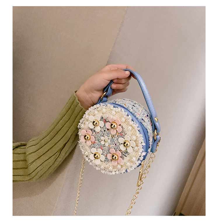 Children's Pearl Messenger Bag Shoulder Bag Small Round Bag display picture 60