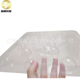 供透明盒吸塑托盘圣诞塑料内托巧克力PVC包装盒饼干果盘定制批发