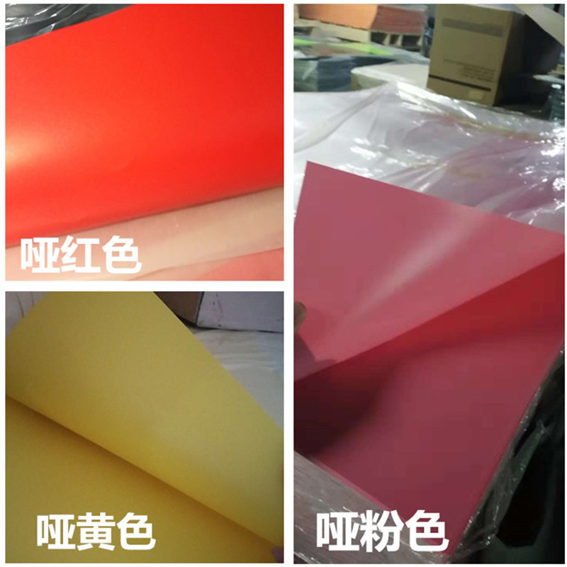 A4 transparent plastic tablets red