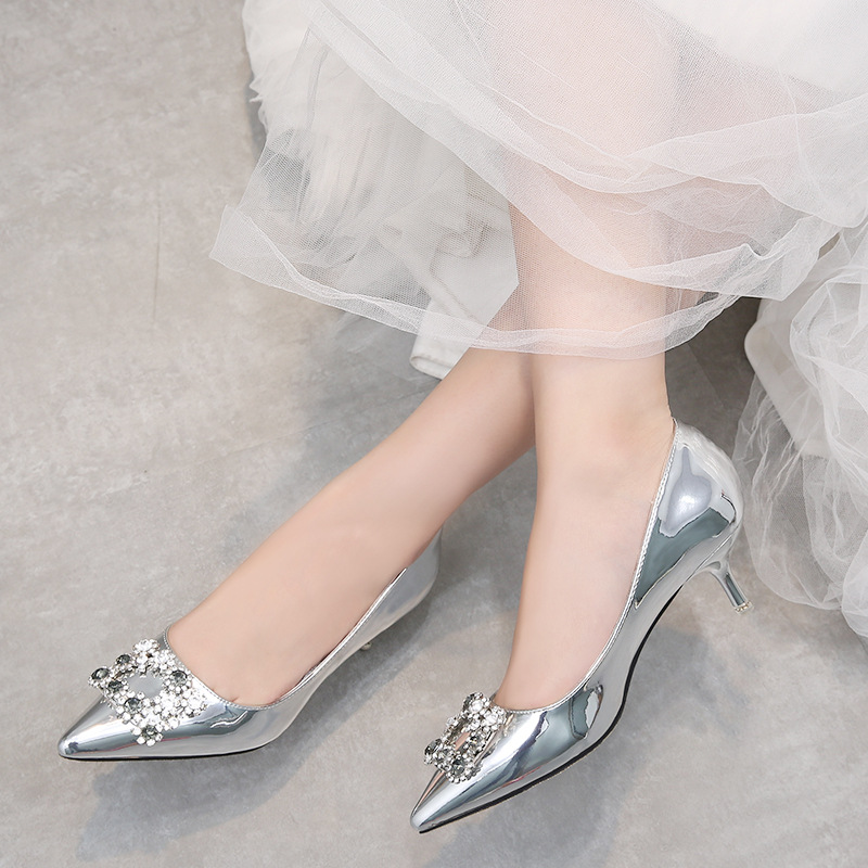 Chaussures tendances femme en Matériau métallique plaque de fer Respirant Résistant à l usure - Ref 3440151 Image 1