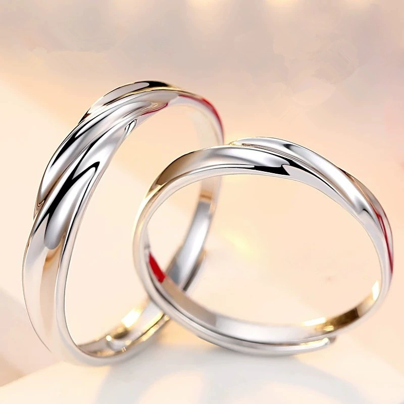 Japanese ring for beloved, silver 925 sample, Korean style