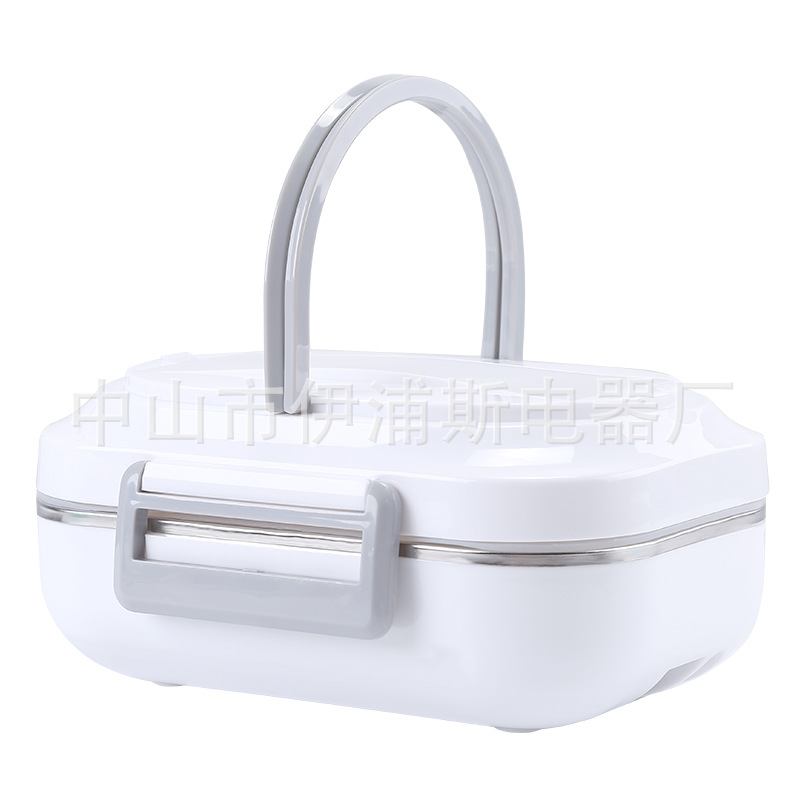 跨境货源3格不锈钢内胆电加热饭盒上班族带饭亚马逊源头厂家|ru