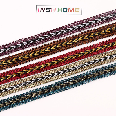 厂家直销 欧式窗帘服装辅料1cm 小花边DIY装饰品穗织带拼接边批发|ru