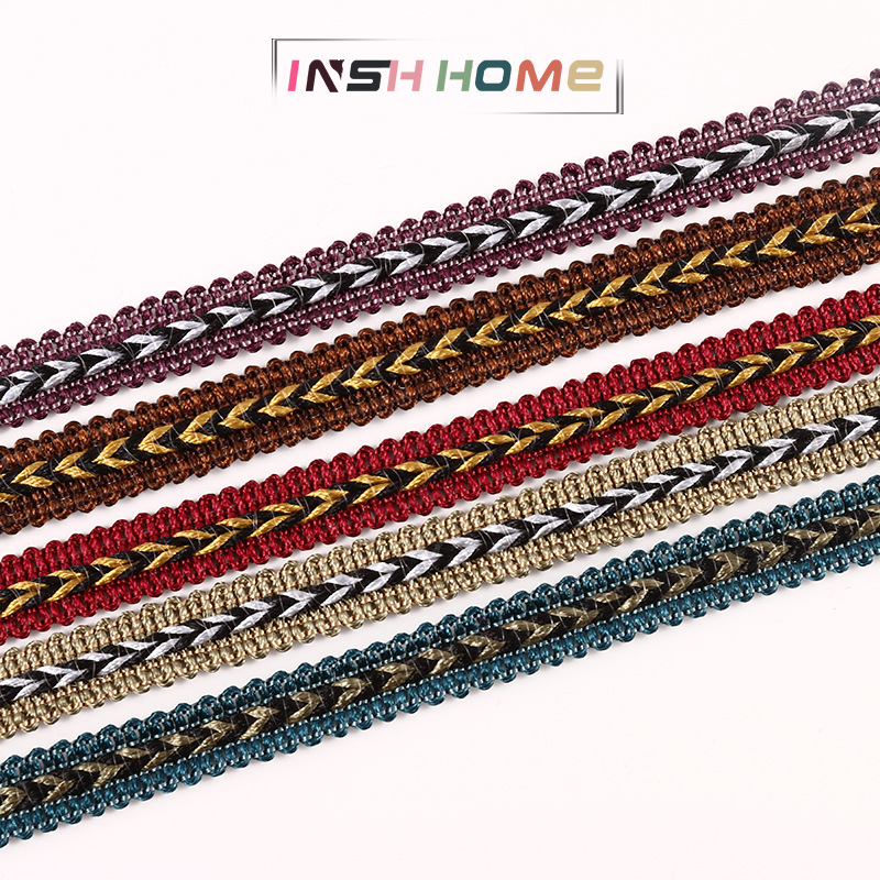 厂家直销 欧式窗帘服装辅料1cm 小花边DIY装饰品穗织带拼接边批发|ru