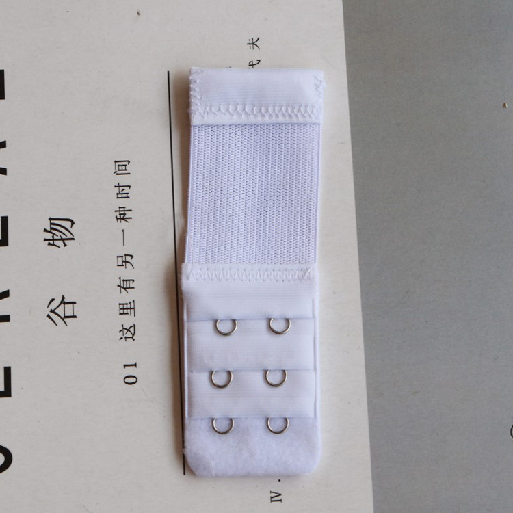 松紧三排两扣特白