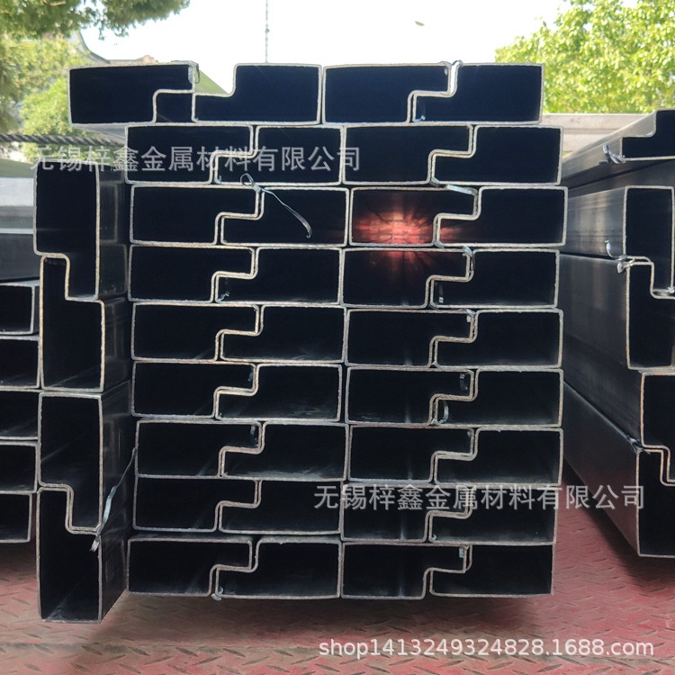 现货横梁P型管薄壁无锡直供P4060美式异形梁货架型材P形管-阿里巴巴