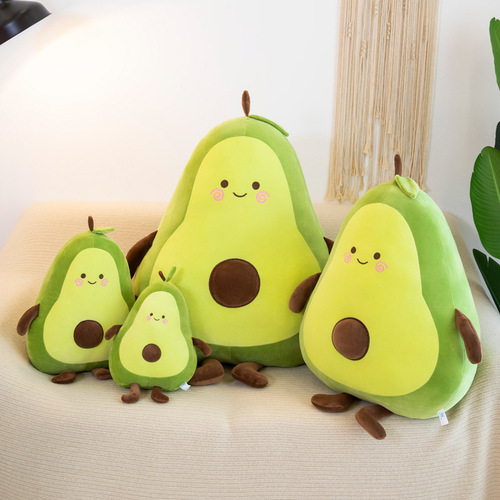 Creative down cotton butter fruit doll plush toy four-sided stretch pillow soft series sleeping pillow doll