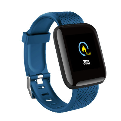 116plus color screen smart bracelet Blue...