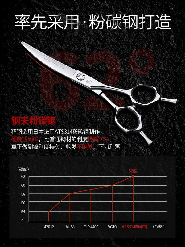 Саблезубые ножницы Gangfu, резак, стрижка волос, режущие ножницы, японская лоза благоприятный лозы художественный ножницы