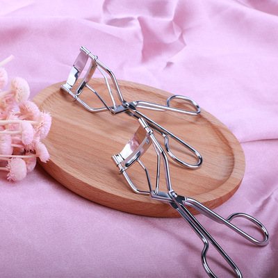 【熱銷】3D卷翹超廣角睫毛夾鍍銀全金屬手動不鏽鋼睫毛夾廠家直銷