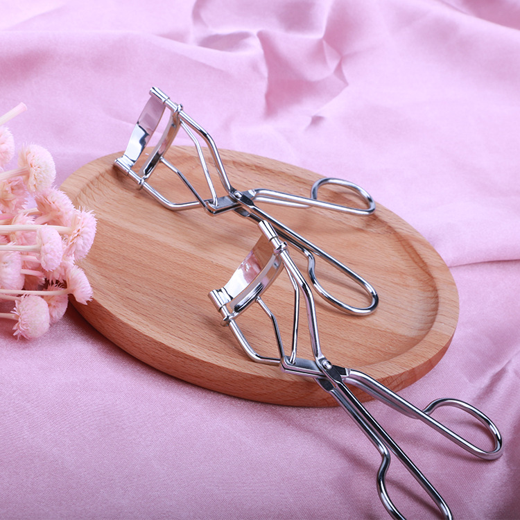 【熱銷】3D卷翹超廣角睫毛夾鍍銀全金屬手動不鏽鋼睫毛夾廠家直銷