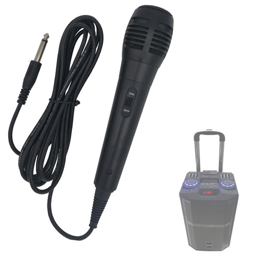 Direct Manufacturer Sales Electronic Keyboard Speaker Karaoke Machine Dedicated Matching Wired Dynamic Type German Standard Microphone