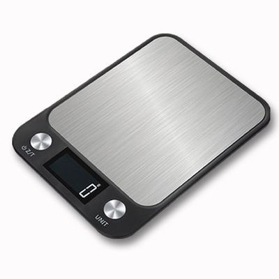 厂家直销5kg厨房电子秤 长协防水家用不锈钢食物称 精准电子秤