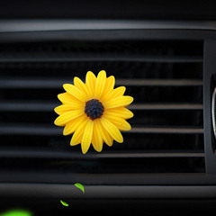 Car Air Vent Scent Holder Sunflower Car Air Conditioner Vent Scent Diffuser Sunflower Car Interior Decor